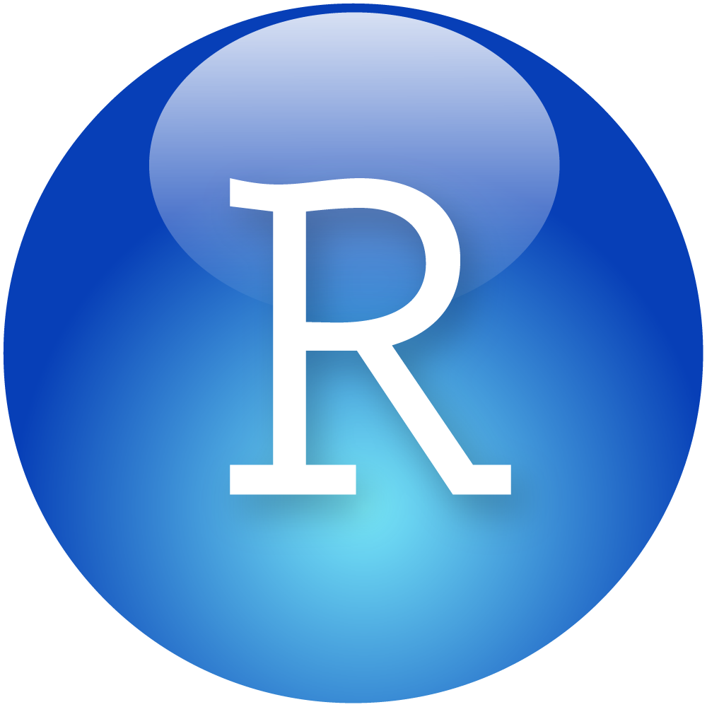RStudio blue ball logo